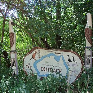 Australian Adventure - Entrance Sign