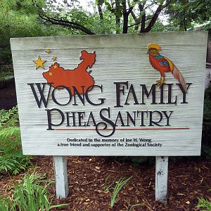 Wong Family Pheasantry - Sign