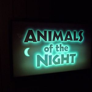 Small Mammals House - Nocturnal Section - Sign