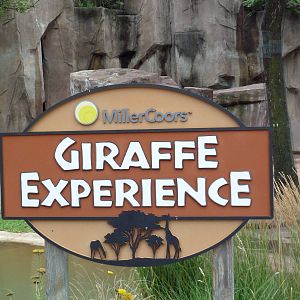Giraffe Exhibit - Sign