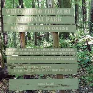 Wild Africa - Ranger Training Course Sign