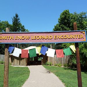 Snow Leopard Exhibit - Entrance Sign