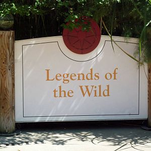 Legends Of The Wild - Entrance Sign