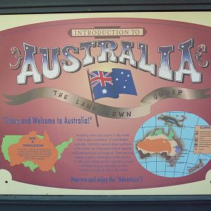 Australian Adventure - Sign
