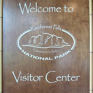 Rainforest Falls - Welcome Sign