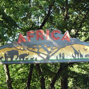 Africa - Entrance Sign