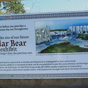 Future Polar Bear Exhibit - Sign