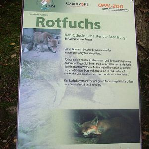 Signage Example at Opel-Zoo Kronberg, 30/08/10