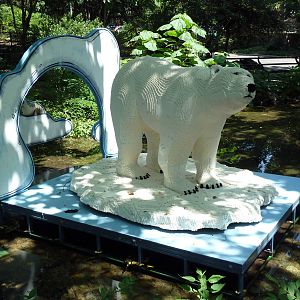 LEGO Display - Polar Bear