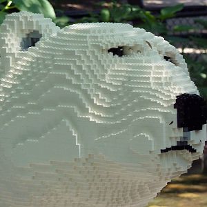 LEGO Display - Polar Bear