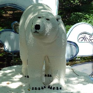 LEGO Display - Polar Bear