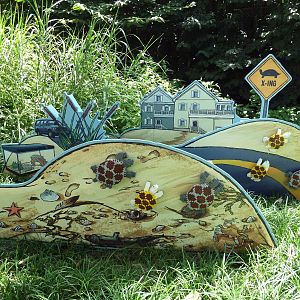 LEGO Display - Turtle Crossing