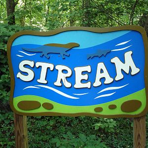 Maryland Wilderness - Stream Sign