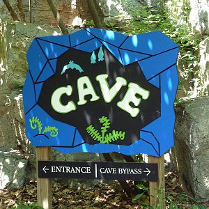 Maryland Wilderness - Cave Sign