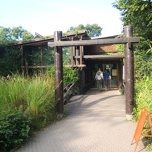 Entrance to Elephant/Hippo and Lesser Flamingos House