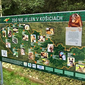 Table of zoos in Slovakia and Czech