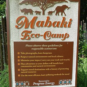 Eco-Camp Sign