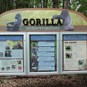 Gorilla Exhibit - Signage