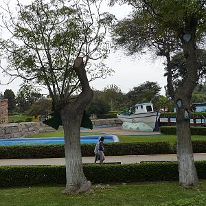 Gardens and playground