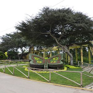 Botanical gardens entrance
