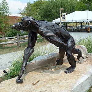 Chimpanzee Statue