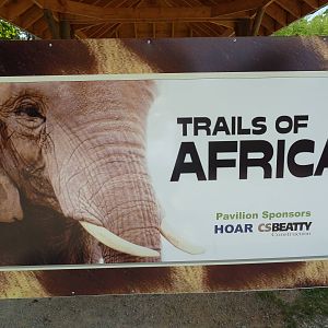 Trails Of Africa - Sign