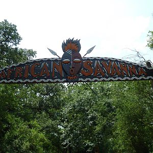 African Savanna - Entrance Sign