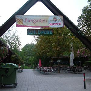 Entrance via Beer Garden at Wildpark Pforzheim, 02/09/10