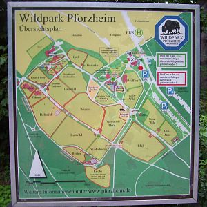 Map of Wildpark Pforzheim, 02/09/10
