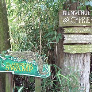 Louisiana Swamp - Entrance Signs