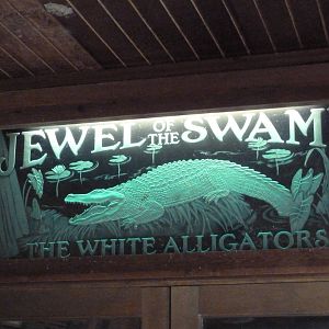 Louisiana Swamp - White Alligator Sign