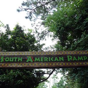 South American Pampas - Entrance Sign