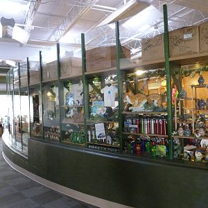Side view of Gift Shop windows