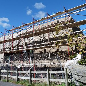 Elephant Barn Under Construction