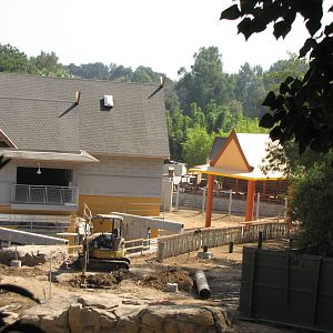 Elephants of Asia Construction Site - October 3, 2010