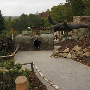 Kamtschatka bear enclosure