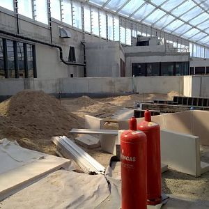 Giant river otter enclosure, September 2010