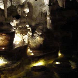 Naracoorte Cave - Limestone cascade