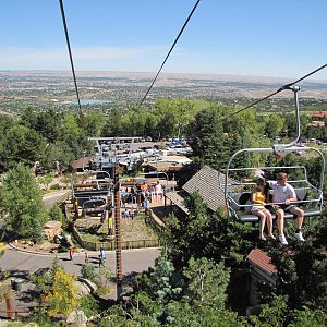 Cheyenne Mountain Zoo 2010 - General zoo view from the chairlift