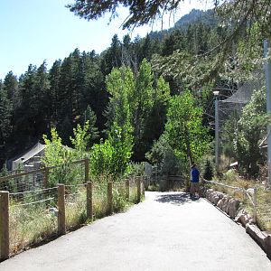 Cheyenne Mountain Zoo 2010 - View towards Cougar Canyon
