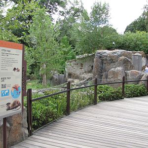 National Zoo 2010 - Front of Small-clawed Otter exhibit in Asia Trail
