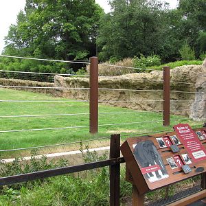 National Zoo 2010 - Front of exhibit in Elephant Trails