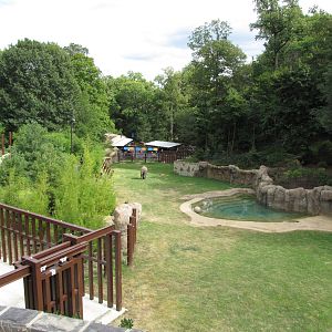 National Zoo 2010 - Elephant Trails exhibit seen from Asia Trail