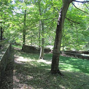 Baltimore Zoo - Former ungulate exhibits