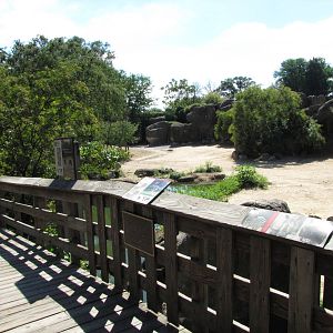 Baltimore Zoo - Front of Savannah exhibit in African Journey