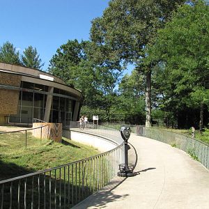 Baltimore Zoo - Entrance to the Okapi and Giraffe House