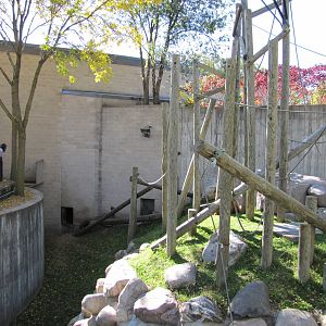 Como Zoo 2010 - First part of the Orangutan outdoor exhibit