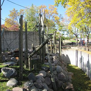 Como Zoo 2010 - Second part of the Orangutan outdoor exhibit