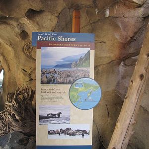 Minnesota Zoo 2010 - Sign at the Sea Otter exhibit in Grizzly Coast