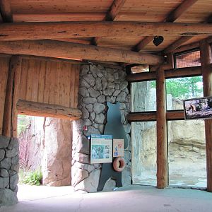 Minnesota Zoo 2010 - Second visitor area of Alaskan Brown Bear exhibit